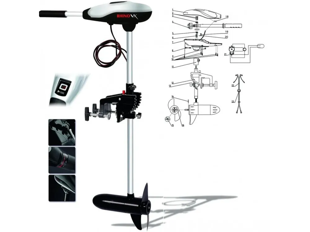 Lodní motor Rhino VX 54lb Nová Kolekce