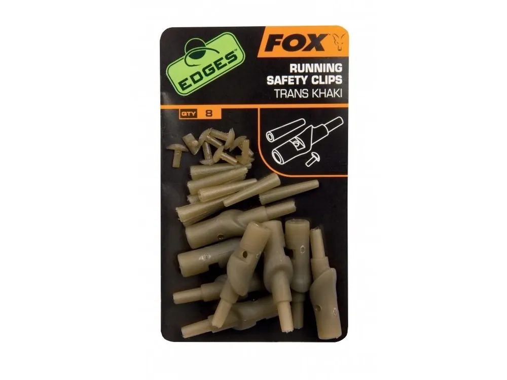 Kup Teď FOX Edges Running Safety Clip - trans khaki Získejte slevu -5% za registraci v e-shopu
