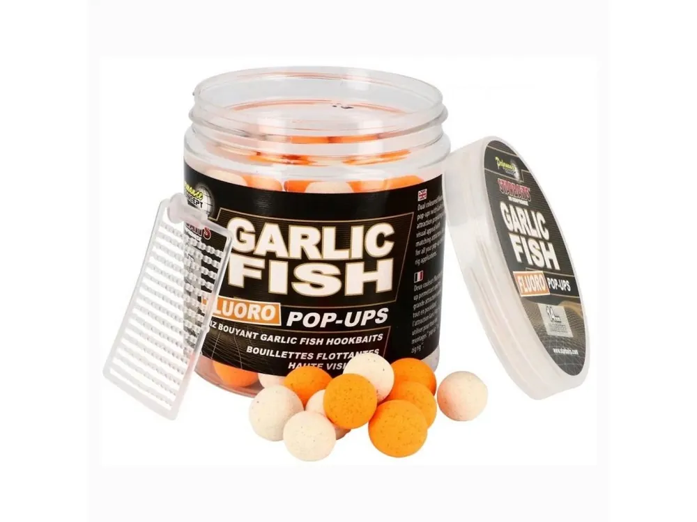 Starbaits Pop-Up Garlic Fish 80g Získejte slevu -5% za registraci v e-shopu Cenová Bomba