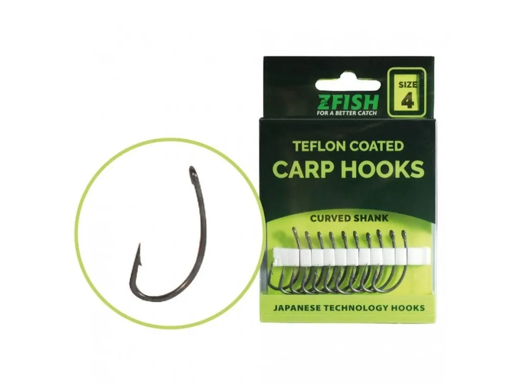 Rychlé Dodání Teflonové Háčky Zfish Curved Shank Získejte slevu -5% za registraci v e-shopu
