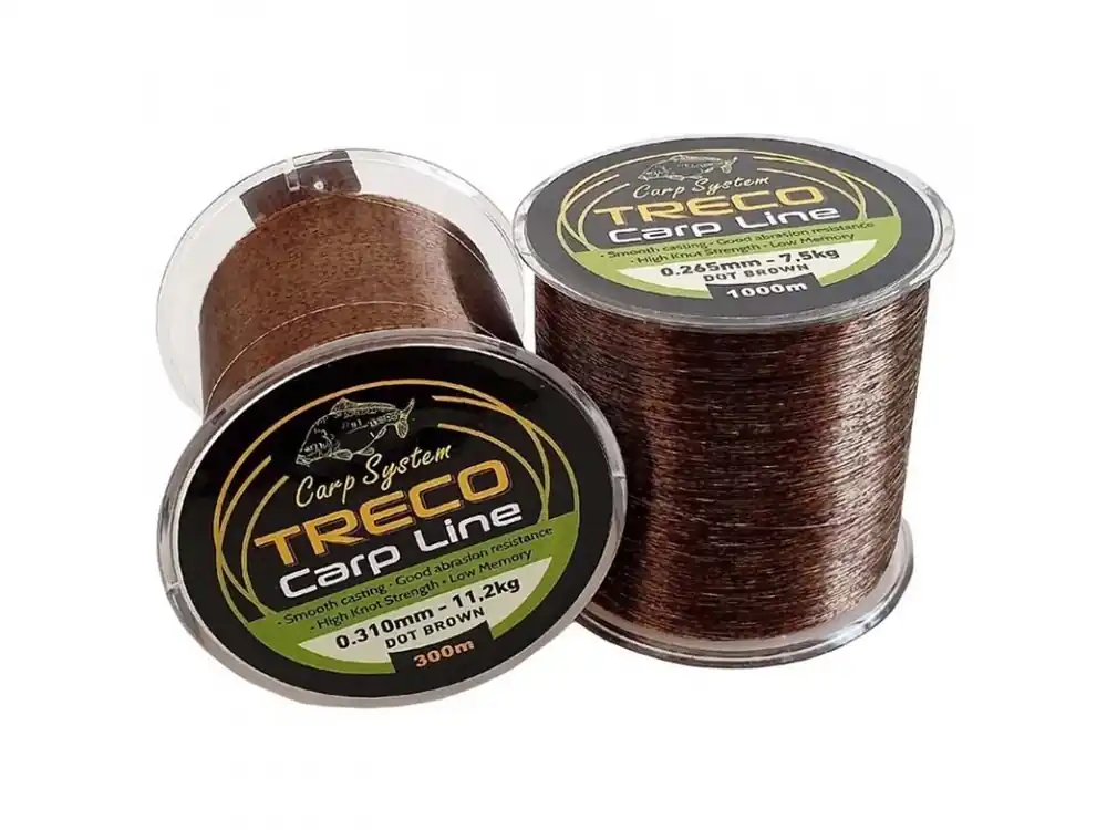 Carp System Treco Dot Brown 1000m Získejte slevu -5% za registraci v e-shopu Zlevněný