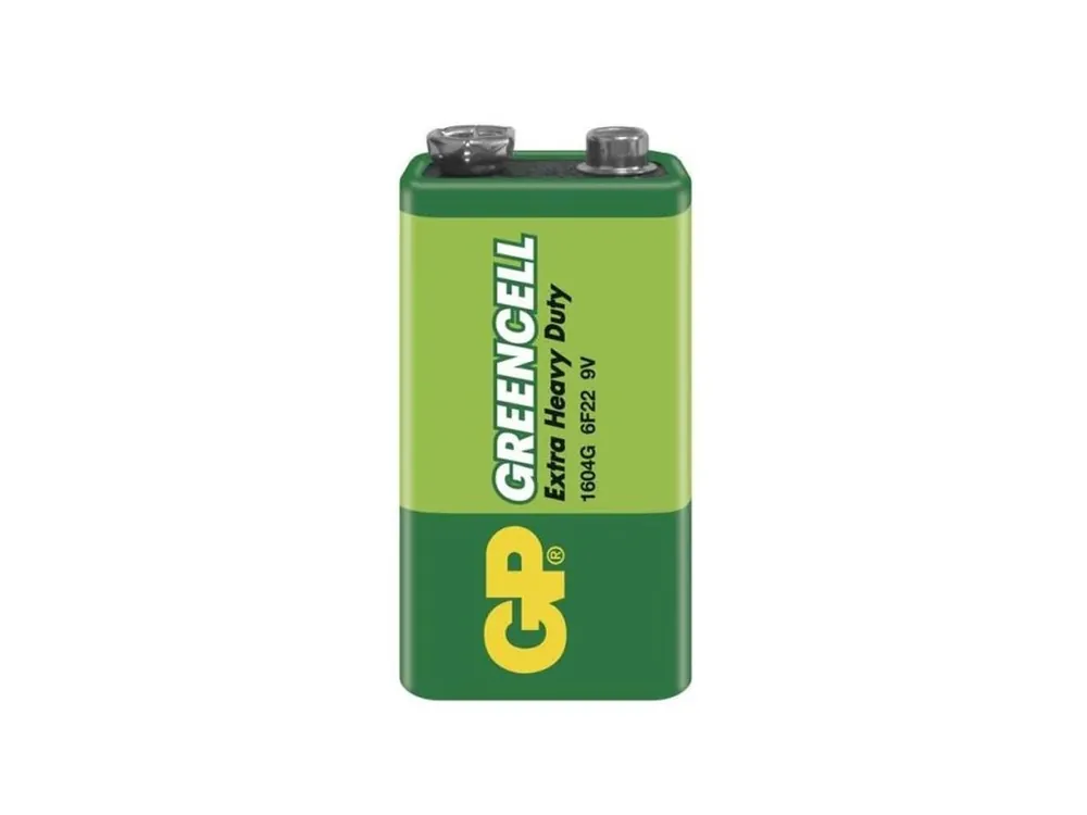 Baterie 9V GP Green Získejte slevu -5% za registraci v e-shopu Top Prodej