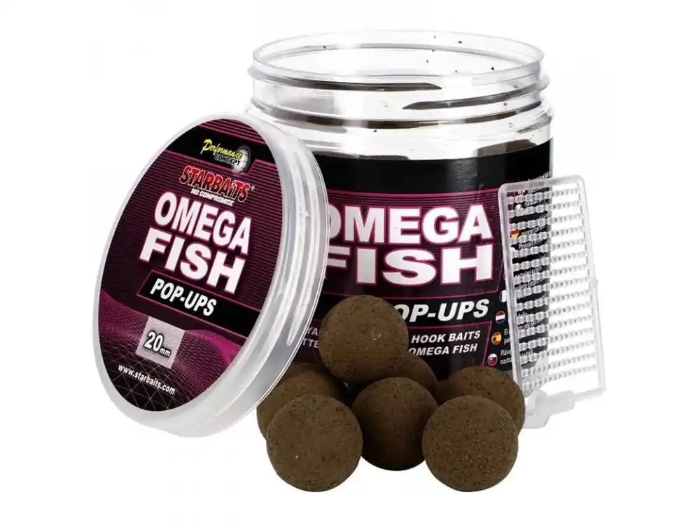 Víkendová Akce STARBAITS Omega Fish 80g 20mm Pop-Up Získejte slevu -5% za registraci v e-shopu