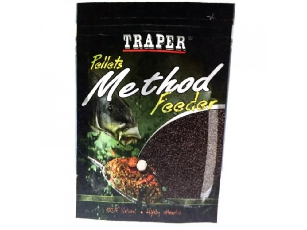Method feeder pelety Traper 2mm Získejte slevu -5% za registraci v e-shopu Ověřený