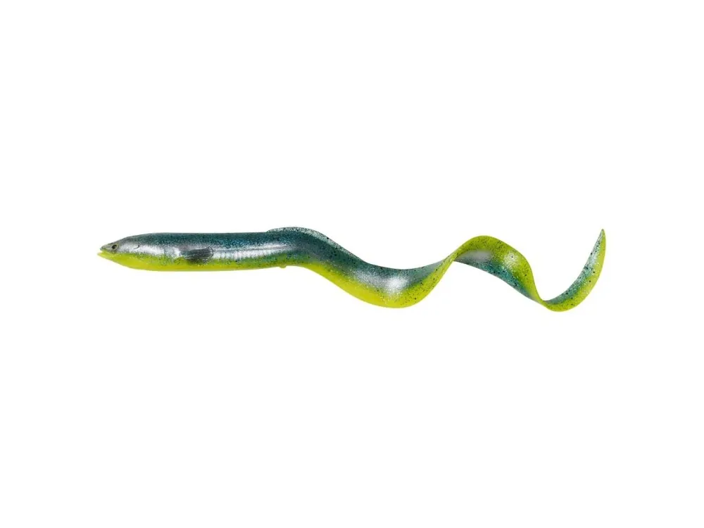 Výhodná Nabídka Savage Gear Real Eel 15cm 12g Green Yellow Glitter Získejte slevu -5% za registraci v e-shopu