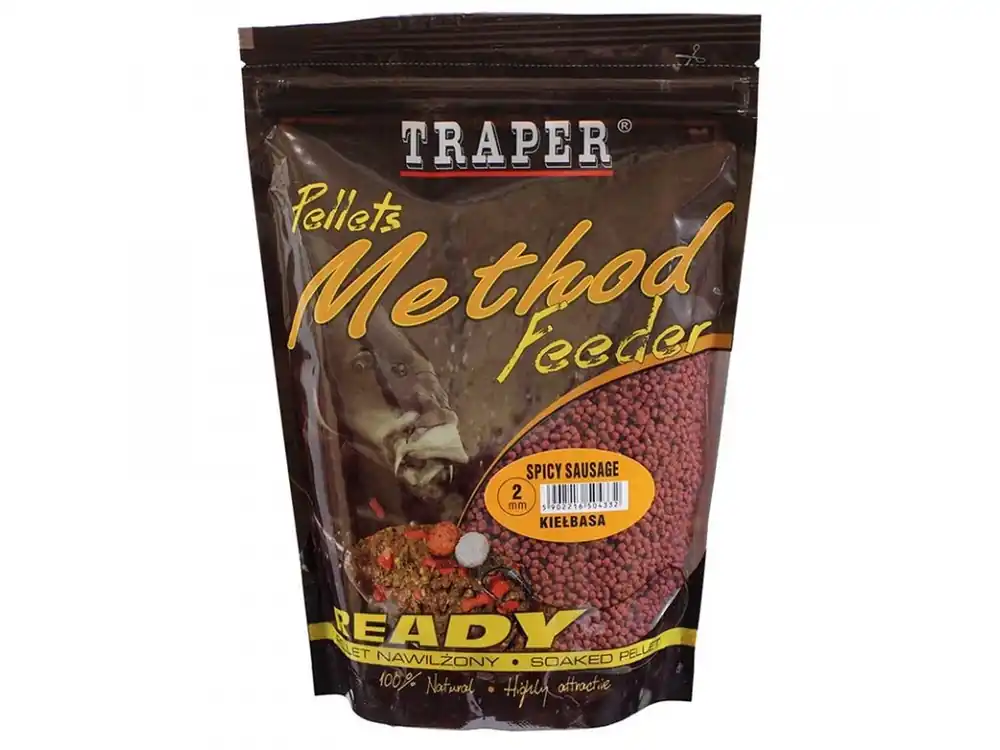 Víkendová Akce Method feeder pelety Traper READY 2mm Získejte slevu -5% za registraci v e-shopu