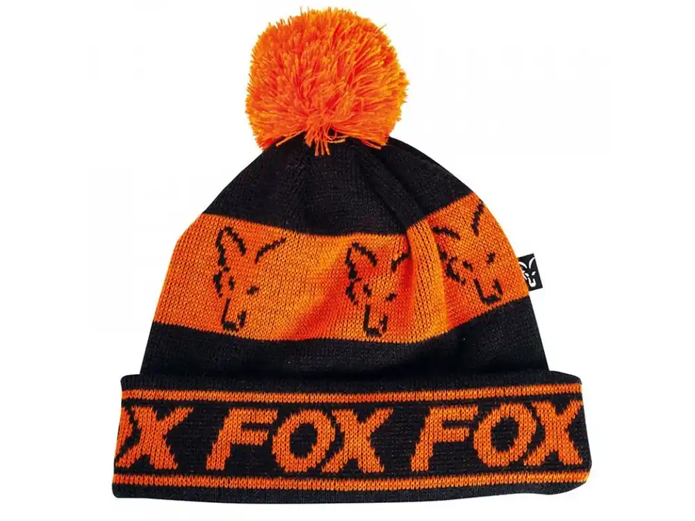 Pletená čepice FOX Orange Získejte slevu -5% za registraci v e-shopu Oblíbený
