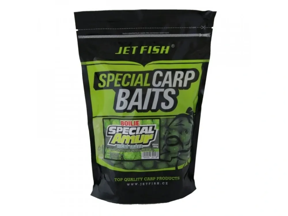 Hit Sezóny Jet Fish Special amur boilie 800g - 20mm Získejte slevu -5% za registraci v e-shopu
