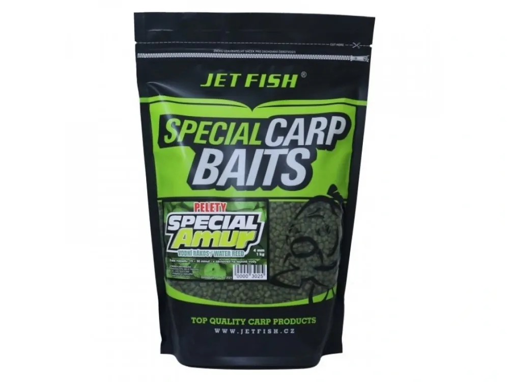Jet Fish Special Amur Pelety 1kg 12mm Získejte slevu -5% za registraci v e-shopu Sezónní Sleva