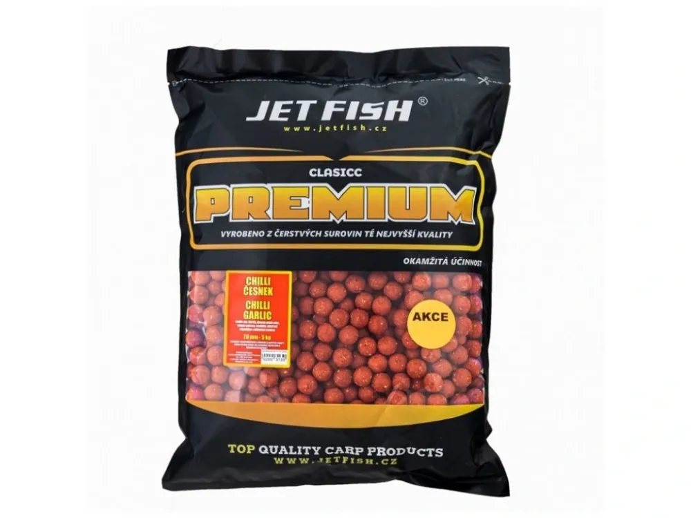 Výhodná Nabídka Jet Fish Premium clasicc boilie 5kg - 20mm Získejte slevu -5% za registraci v e-shopu