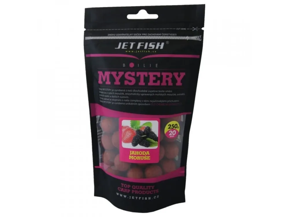 Jet Fish Mystery BOILIE 20mm 250g Získejte slevu -5% za registraci v e-shopu Horká Nabídka