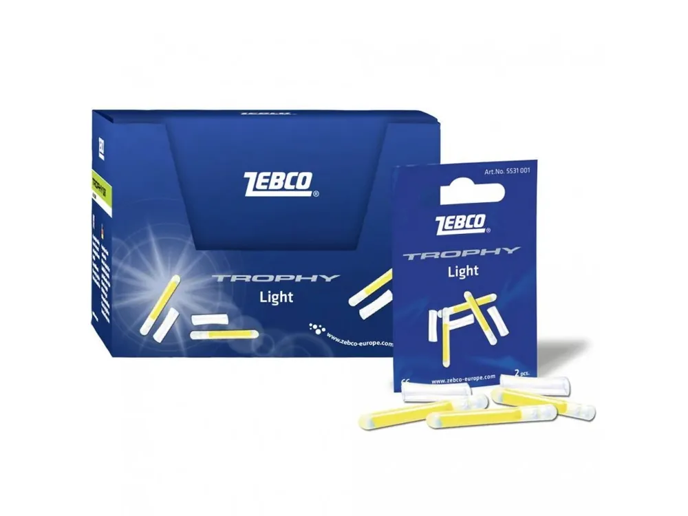 Ověřený Chemické světlo Zebco 2ks Získejte slevu -5% za registraci v e-shopu