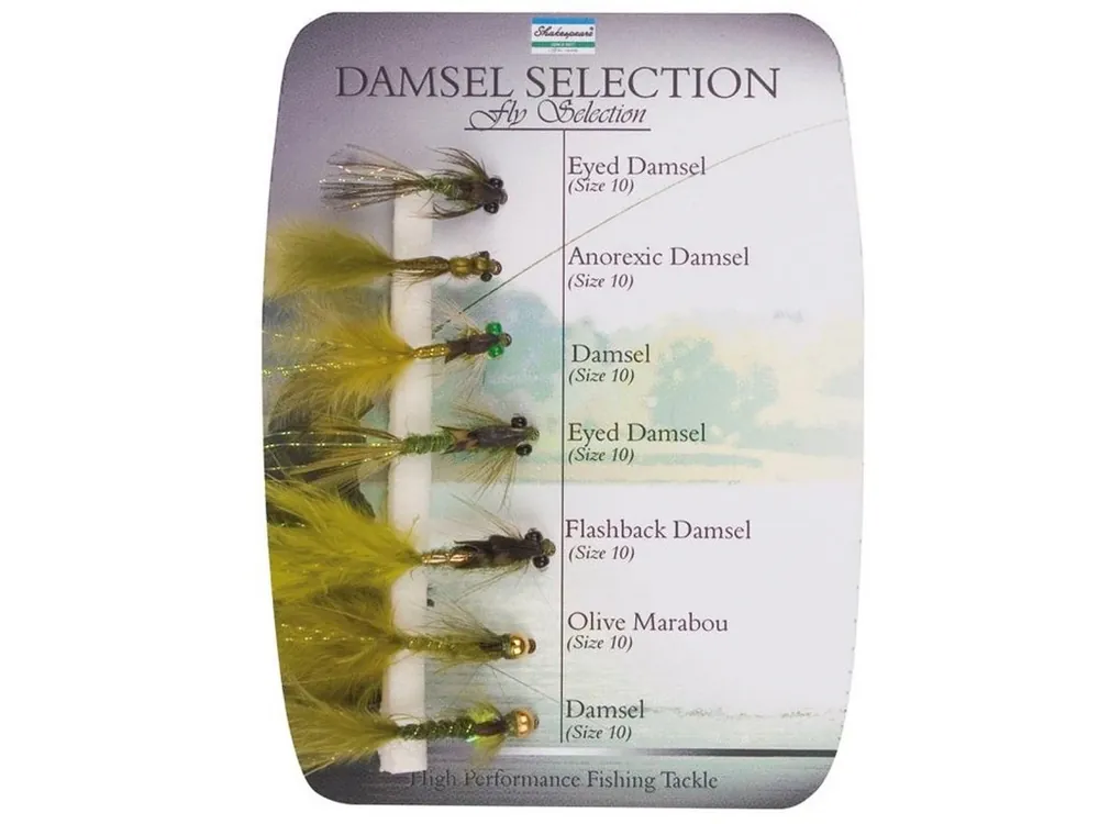 Sada mušek nymfa - Damsel 7ks Získejte slevu -5% za registraci v e-shopu Vysoce Kvalitní