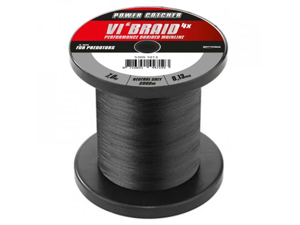 Nejprodávanější Pletená šňůra SPRO Powercatcher GREY Získejte slevu -5% za registraci v e-shopu