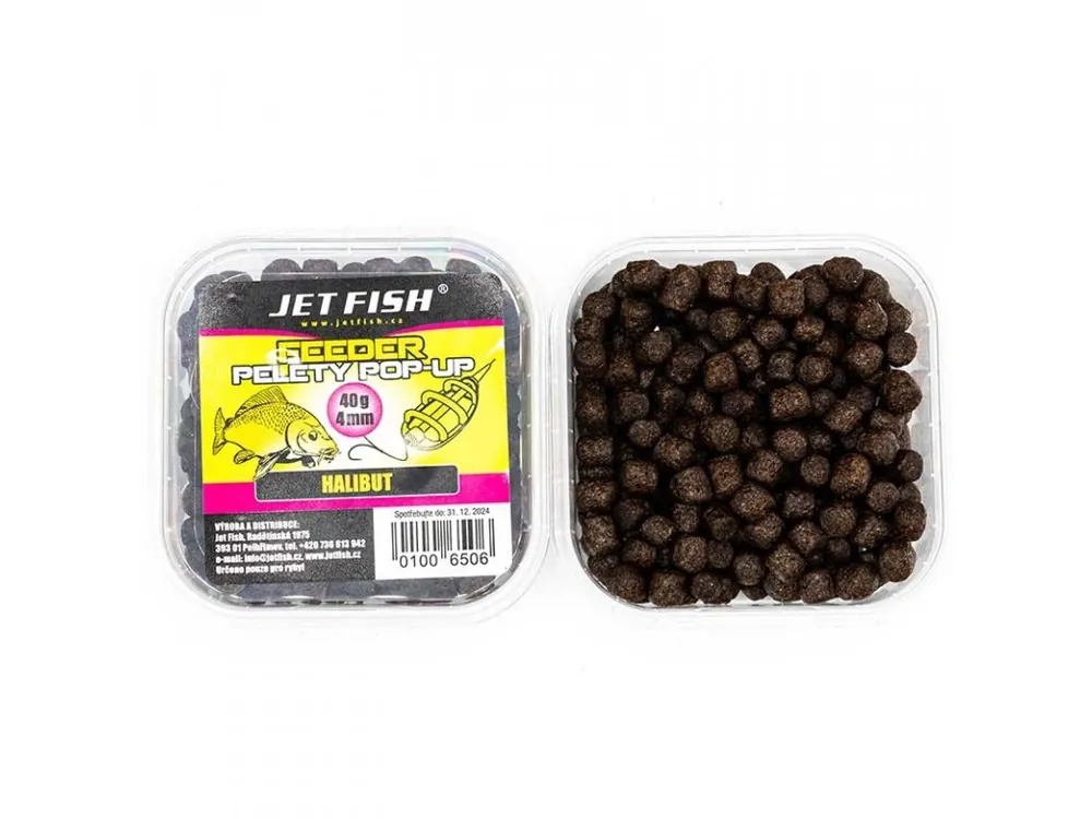 Autentický Jet Fish Feeder Halibut POP-UP pelety Získejte slevu -5% za registraci v e-shopu