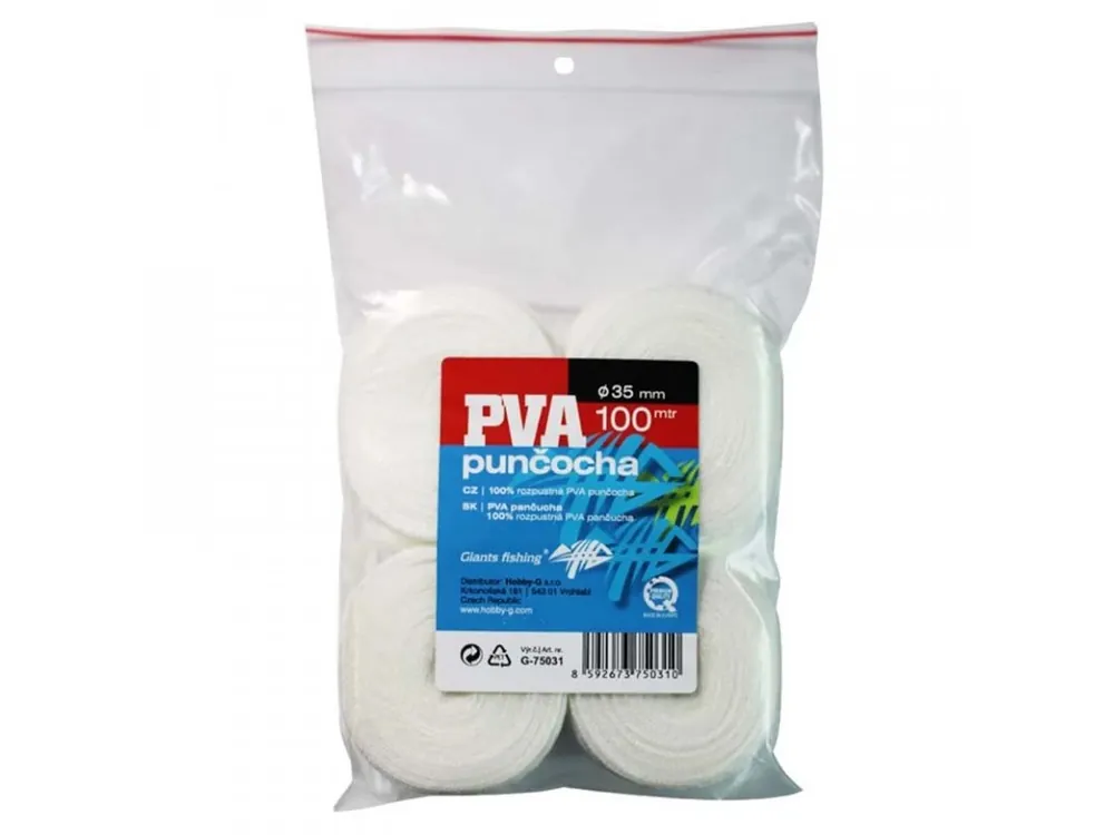 Víkendová Akce Giants fishing PVA náhradní punčocha 100m Získejte slevu -5% za registraci v e-shopu