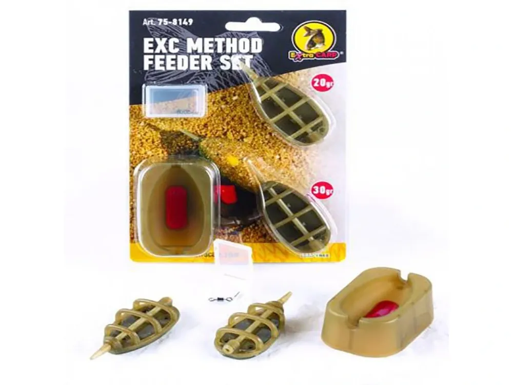 Extra Carp Method Feeder Set 50,60g + formička Získejte slevu -5% za registraci v e-shopu Sleva