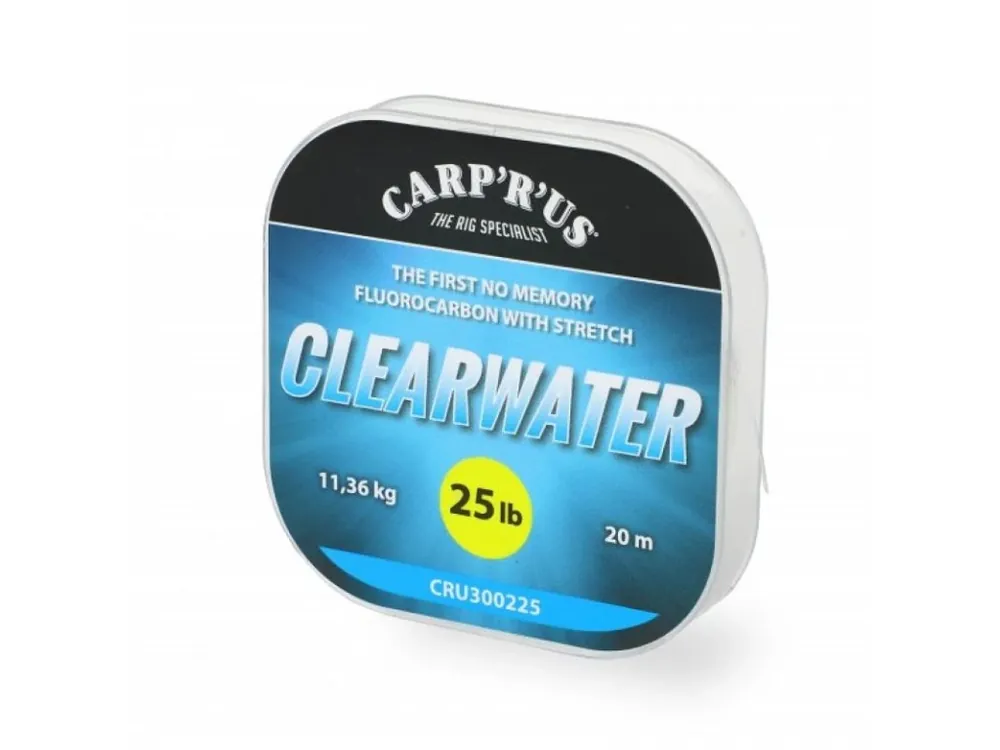 Aktuální Carp´R´Us Návazcový fluorocarbon Clearwater 25lb 20m Získejte slevu -5% za registraci v e-shopu