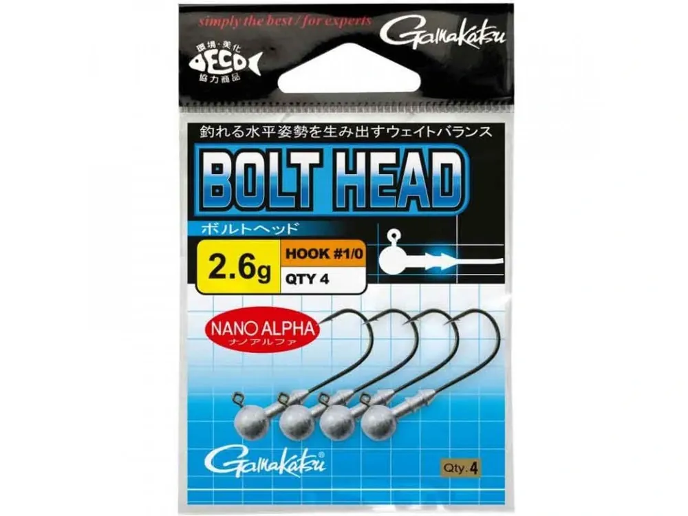 Gamakatsu Bolt Head JIG 2/0 Získejte slevu -5% za registraci v e-shopu Dokud Zásoby Vydrží