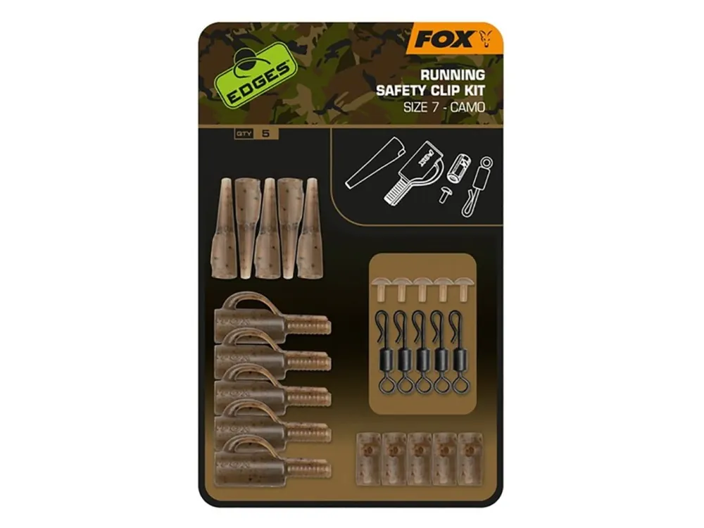 Fox Edges Running Safety Clip komplet montáž Získejte slevu -5% za registraci v e-shopu Hit Sezóny