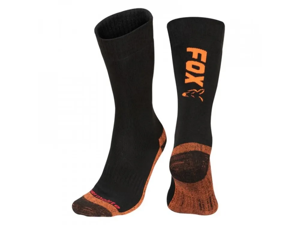 Akční Nabídka Termo ponožky FOX Black Orange Získejte slevu -5% za registraci v e-shopu
