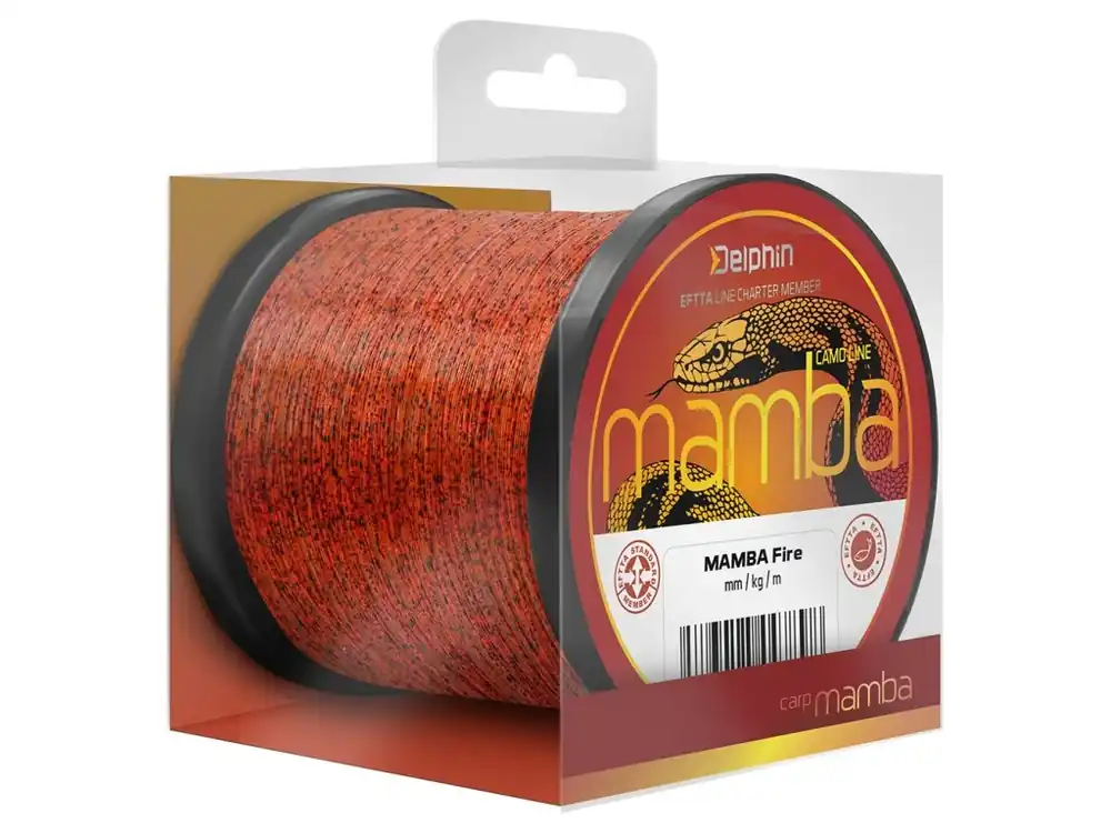 Autentický Delphin Mamba Carp FIRE 600m Získejte slevu -5% za registraci v e-shopu