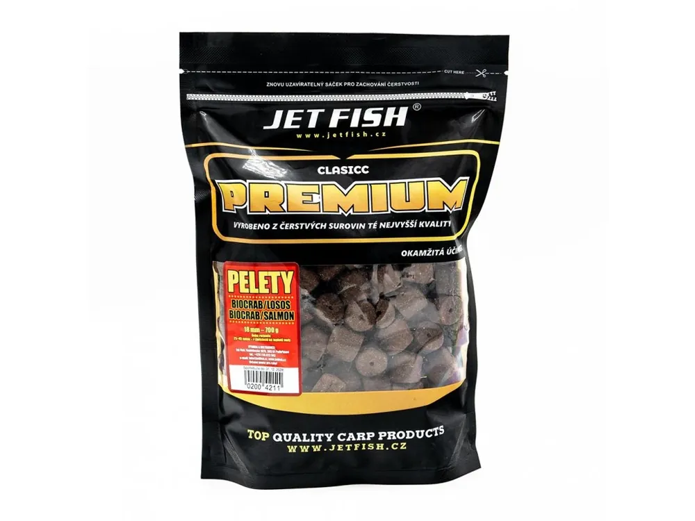 Bezpečná Platba Jet Fish Premium Clasicc pelety 700g - 18mm Získejte slevu -5% za registraci v e-shopu