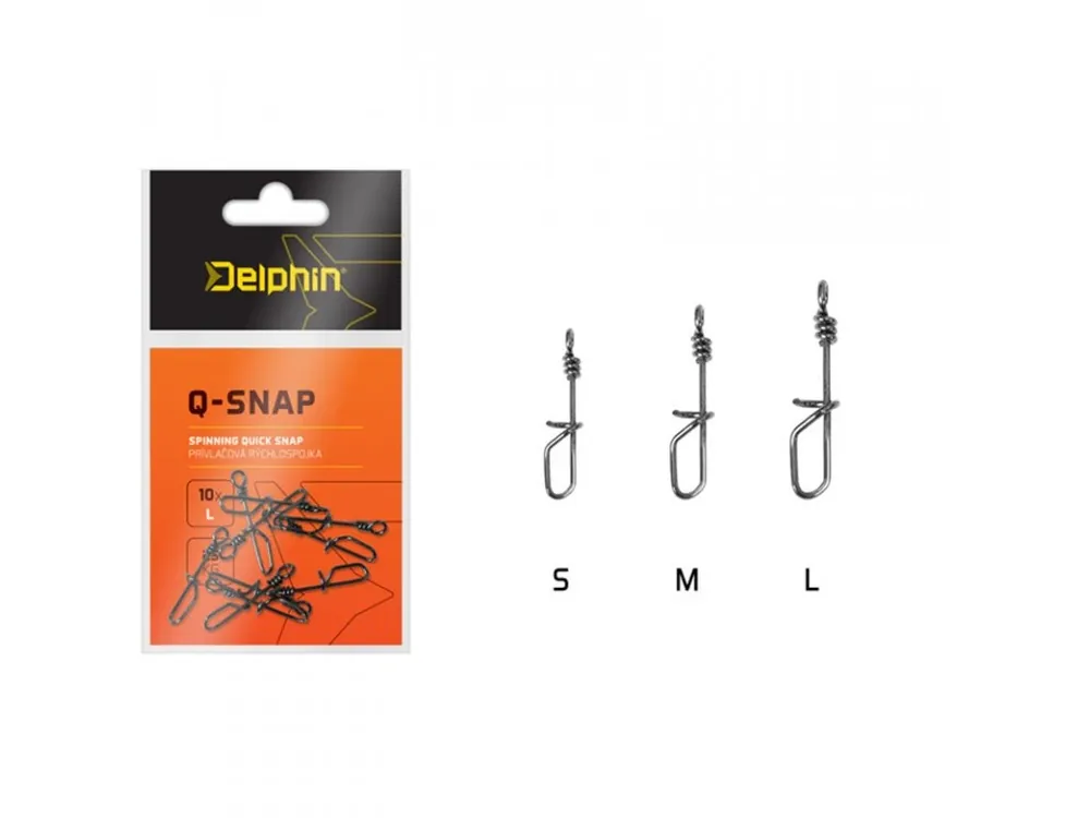 Ověřený Přívlačová rychlospojka Delphin Q-SNAP 10ks Získejte slevu -5% za registraci v e-shopu