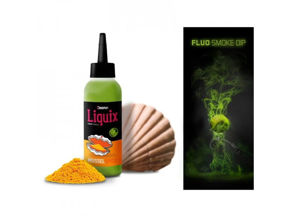 Fluo dip Delphin SNAX LiquiX 100ml Získejte slevu -5% za registraci v e-shopu Aktuální