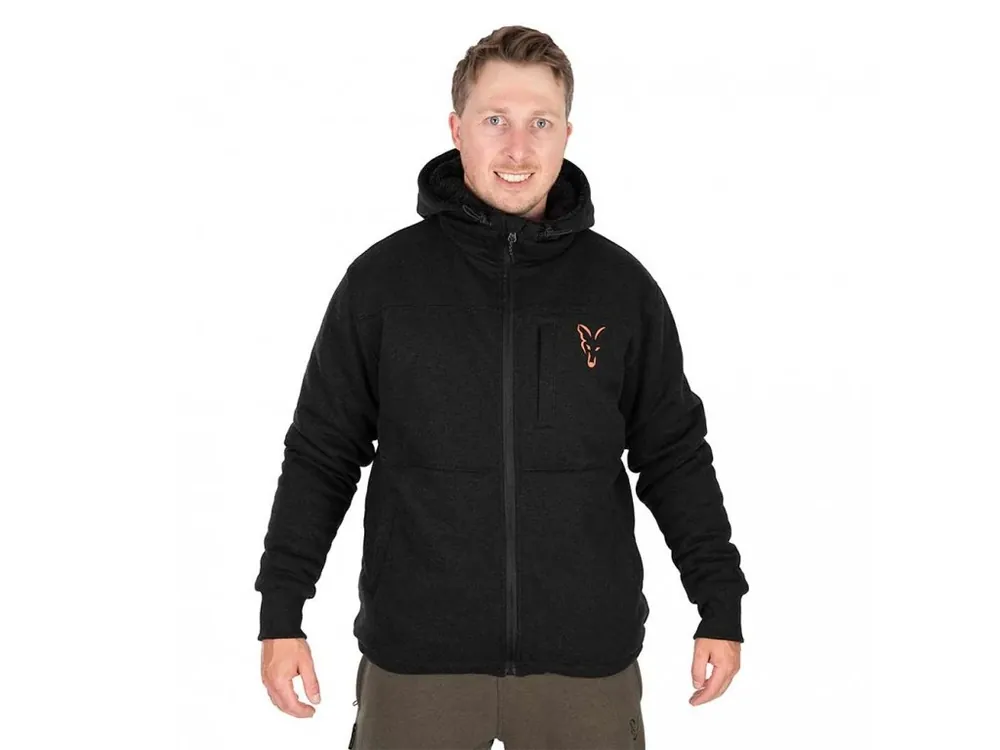 Top Prodej Fox Bunda Sherpa Fleece Black & Orange
