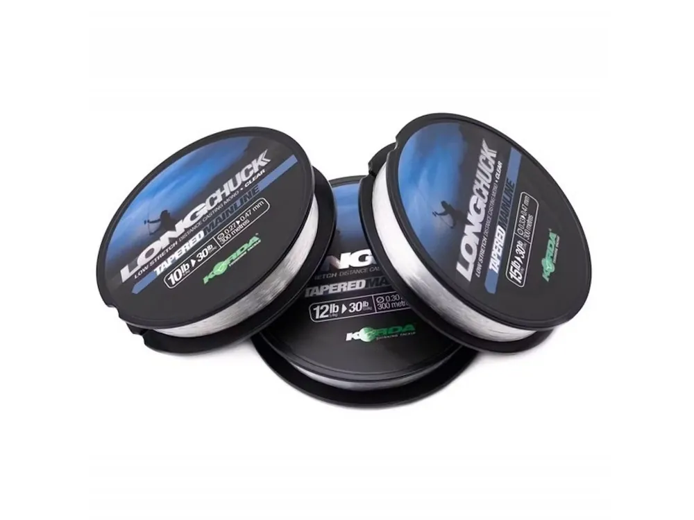 Korda LongChuck Tapered 0,30-0,47mm 300m Získejte slevu -5% za registraci v e-shopu Bezpečná Platba