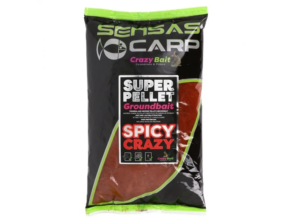 Sensas Crazy Bait 1kg Získejte slevu -5% za registraci v e-shopu Jen Po Omezenou Doba