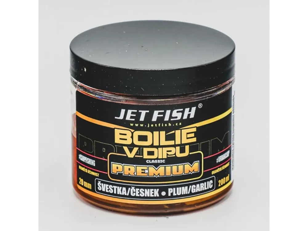 Premium clasicc boilie v dipu 200ml - 20 mm Získejte slevu -5% za registraci v e-shopu Rychlé Dodání