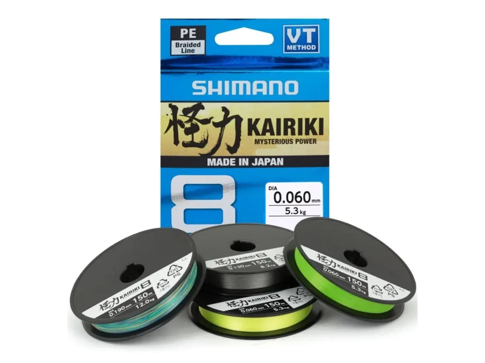Shimano Kairiki 8 Yellow 150m Získejte slevu -5% za registraci v e-shopu Dokud Zásoby Vydrží