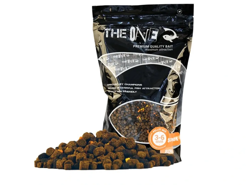 The One Pellet MIX 3-6mm 800g Získejte slevu -5% za registraci v e-shopu Nejlepší Volba