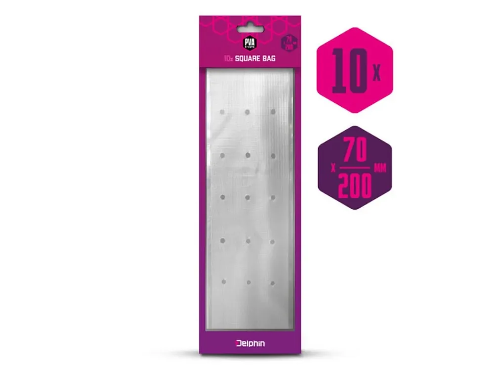 Nejlepší Cena PVA sáčky Delphin II 20x7cm 10ks Získejte slevu -5% za registraci v e-shopu