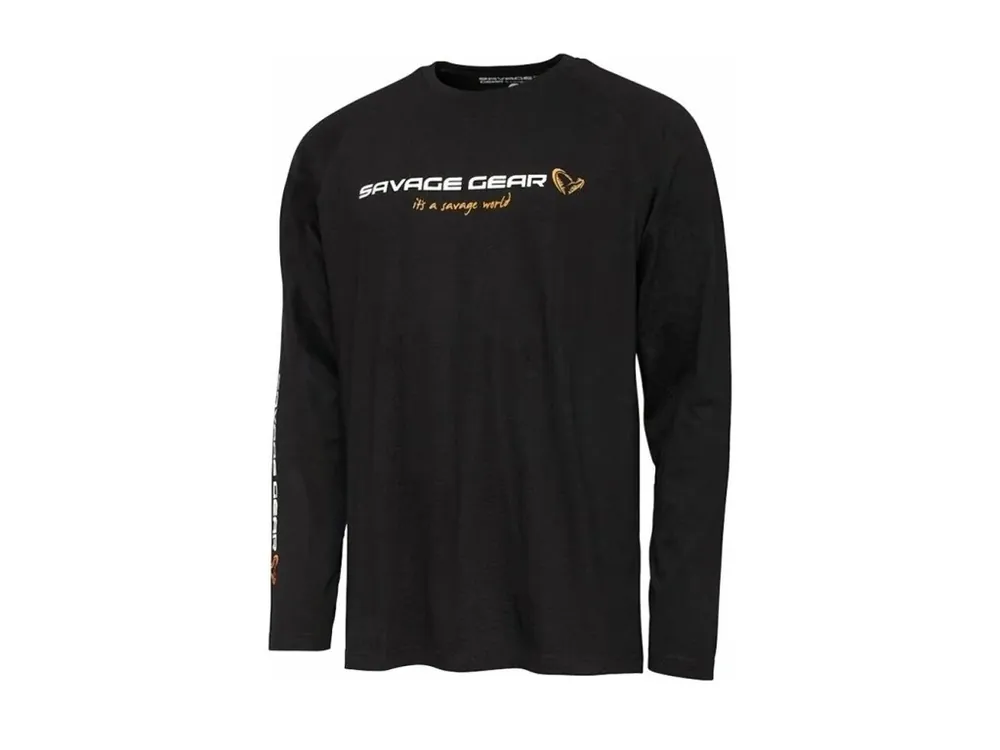 Rychlé Dodání Tričko Savage Gear Black Caviar Získejte slevu -5% za registraci v e-shopu