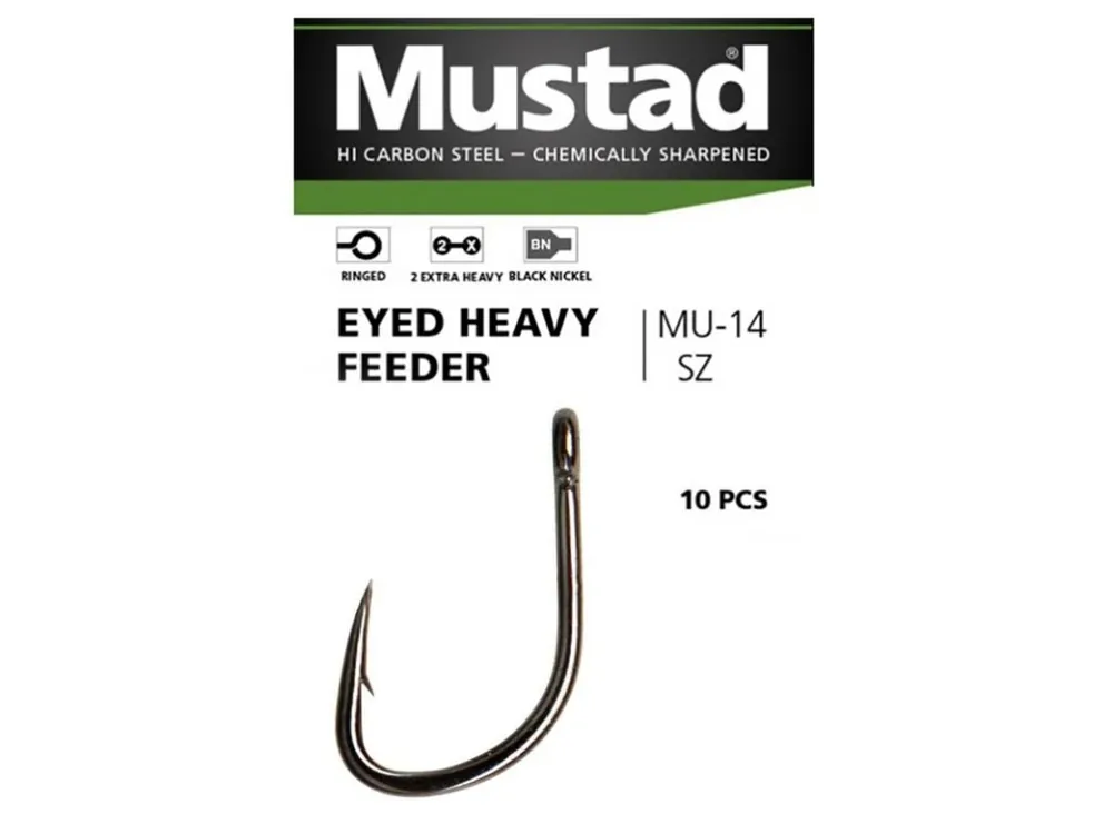 Háčky Mustad Heavy Feeder 10ks Získejte slevu -5% za registraci v e-shopu Zlevněný
