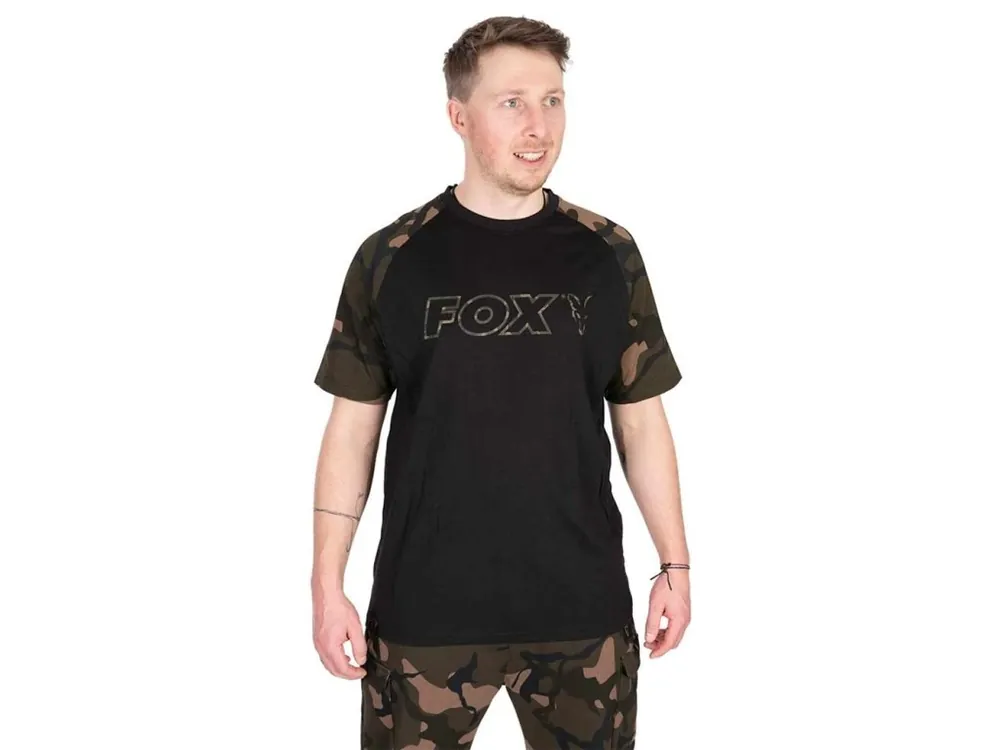 Zlevněný Tričko FOX Black Camo Outline Získejte slevu -5% za registraci v e-shopu