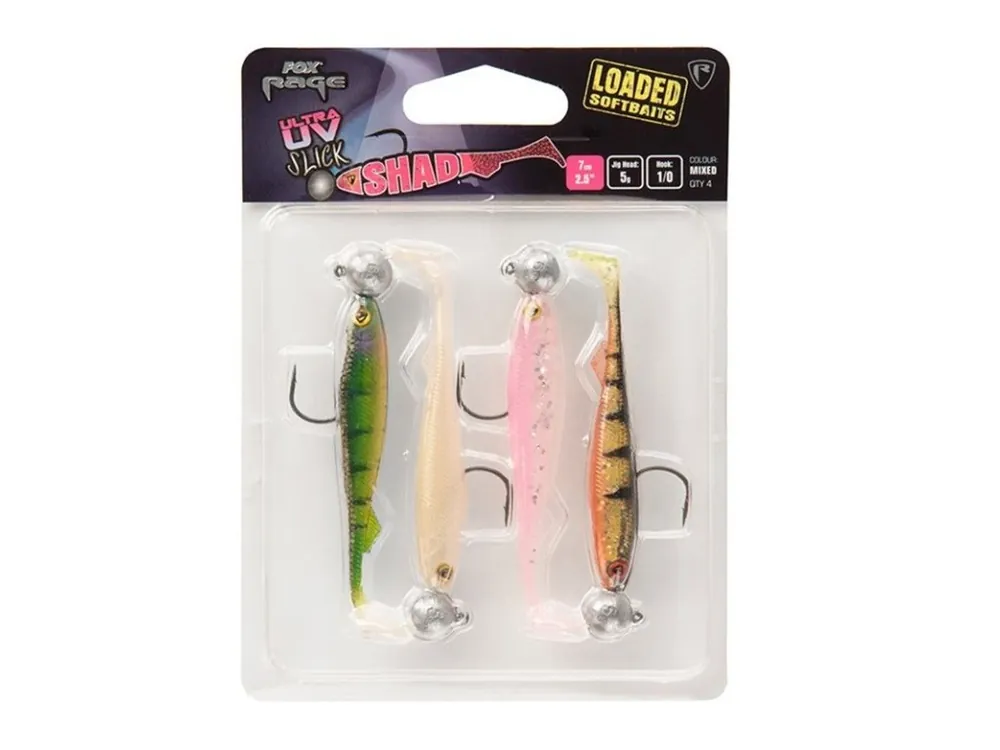 Sleva Fox Rage Slick Shad MIX Packs 4ks Získejte slevu -5% za registraci v e-shopu