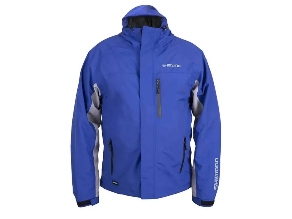 Finální Výprodej Bunda Shimano Rain Jacket BLUE Získejte slevu -5% za registraci v e-shopu