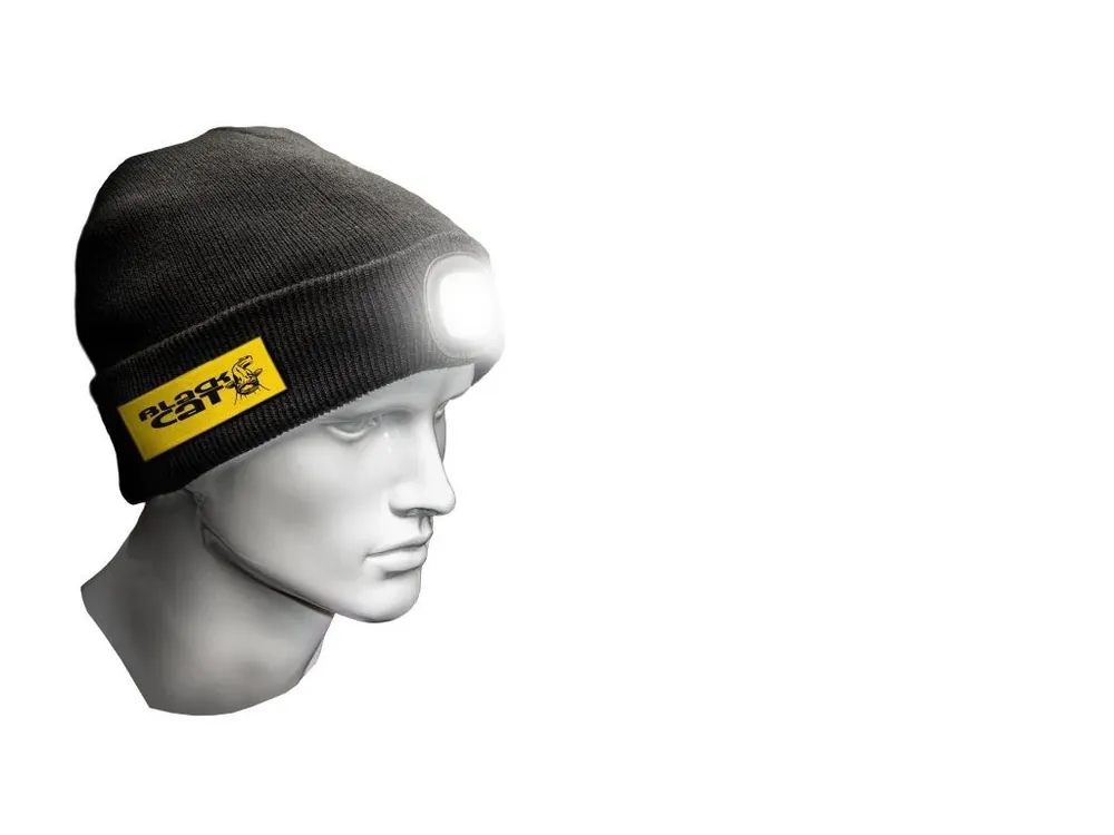 Jen Po Omezenou Doba Black Cat LED Lancer Beanie uni - Čepice se světlem