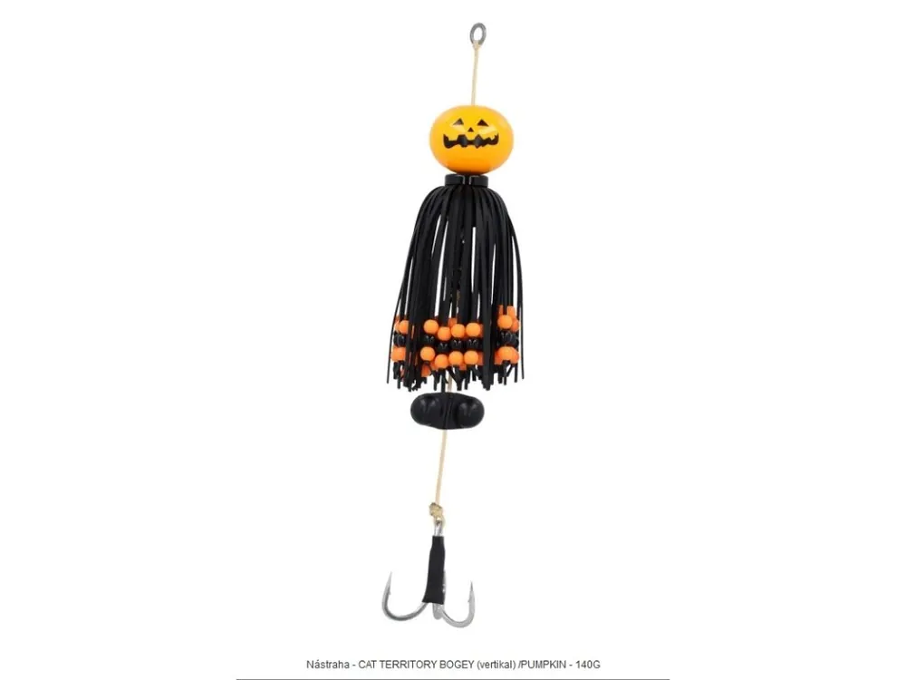 Nástraha - CAT TERRITORY BOGEY (vertikal)/ PUMPKIN - 140G Cenový Hit