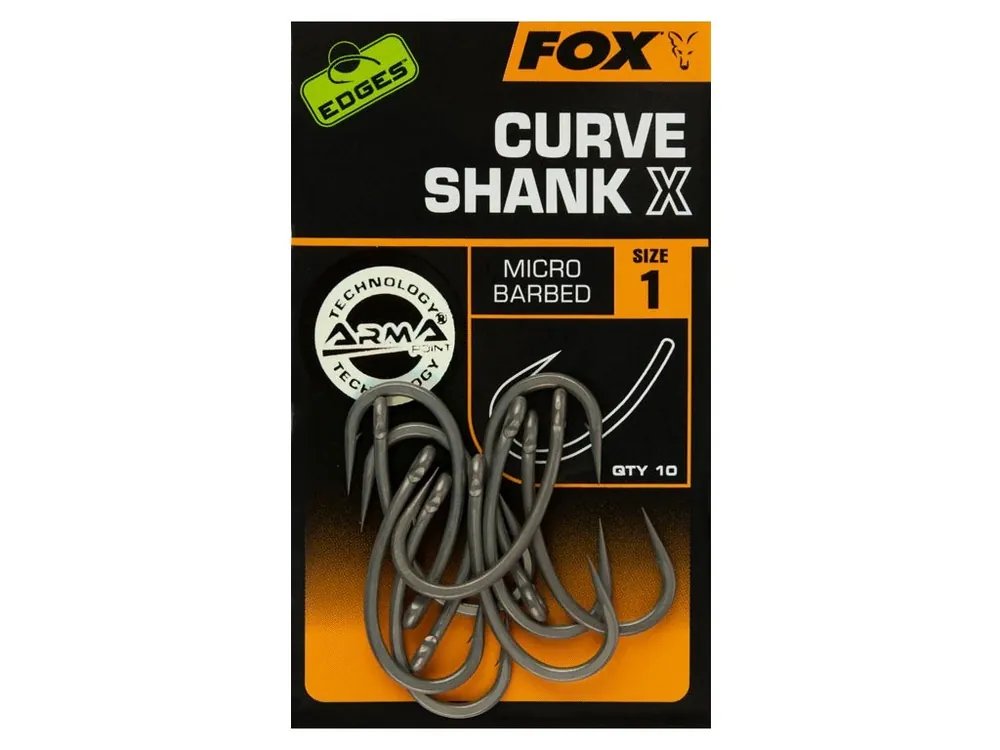 Objednat Nyní Fox háčky Edges Curve Shank X 10ks