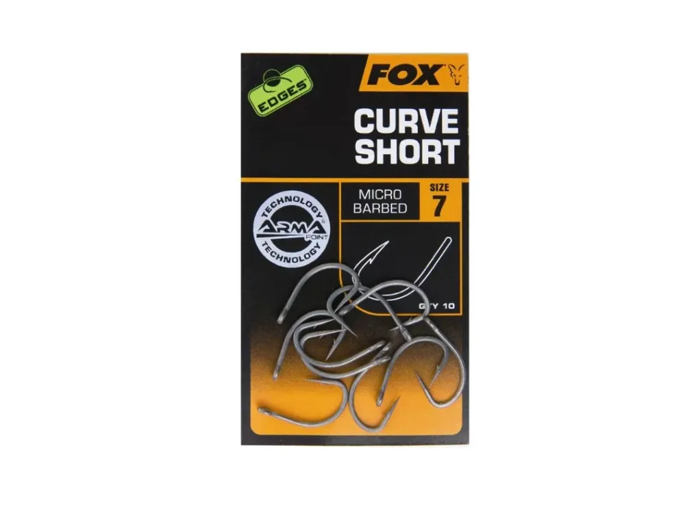 Fox háčky Edges Curve Short Vysoce Kvalitní