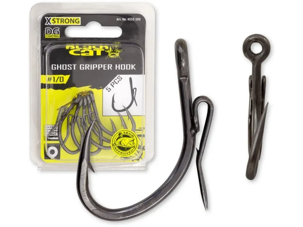 Bezpečná Platba Black Cat Háček Ghost Gripper DG coating 5ks