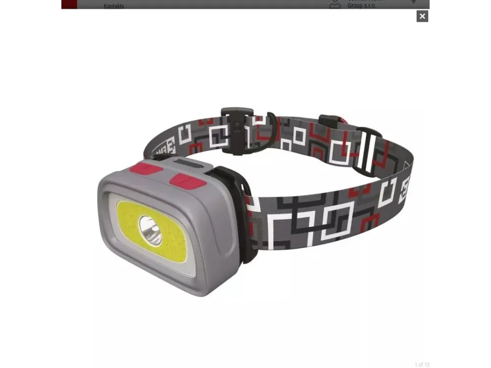 Top Prodej Emos CREE LED + COB LED čelovka 3x AAA