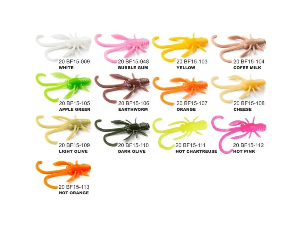 FishUP Dipované umělé nástrahy BAFFI Fly 38mm / 10ks Odeslání Ihned