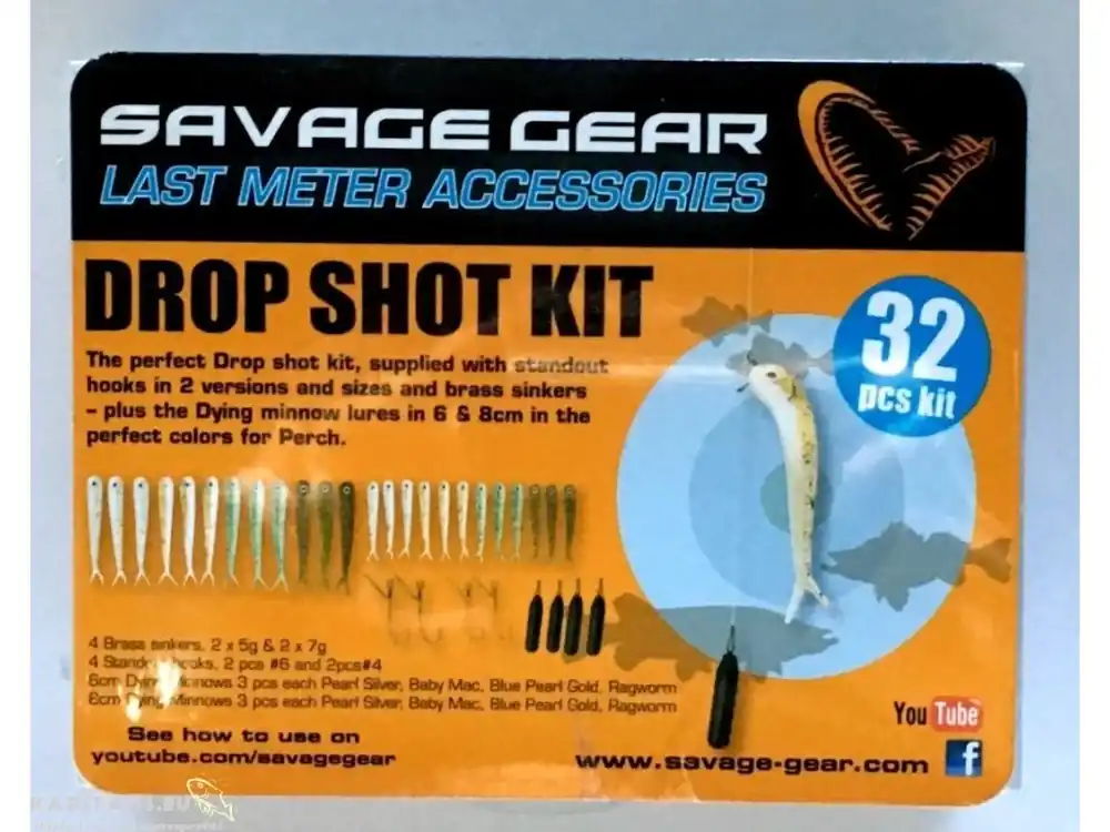 Savage Gear Drop Shot Kit 32 pcs Nejlepší Volba