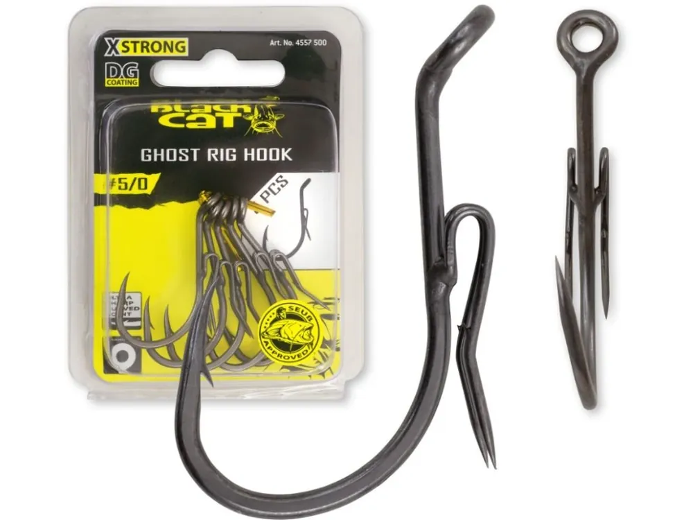 Hit Sezóny Black Cat Háček Ghost Rig DG DG coating 5ks